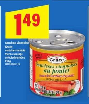 saucisse viennoise Grace