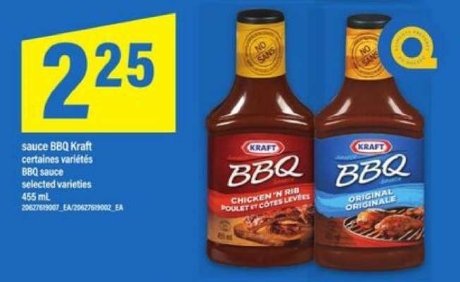 sauce BBQ Kraft