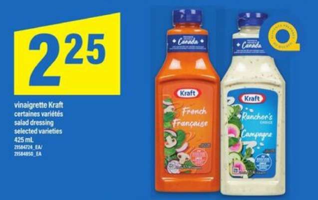 vinaigrette Kraft