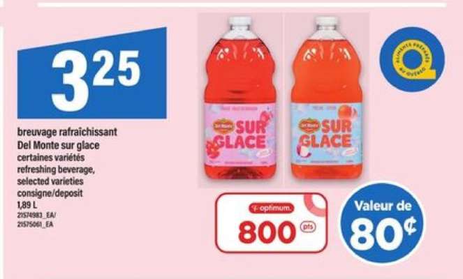 Del Monte sur glace
