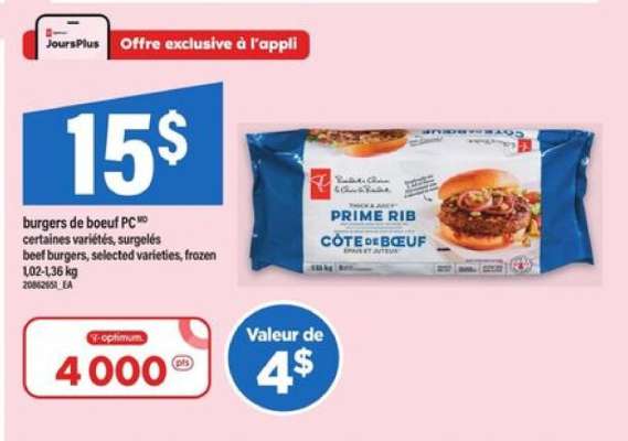 burgers de boeuf PC