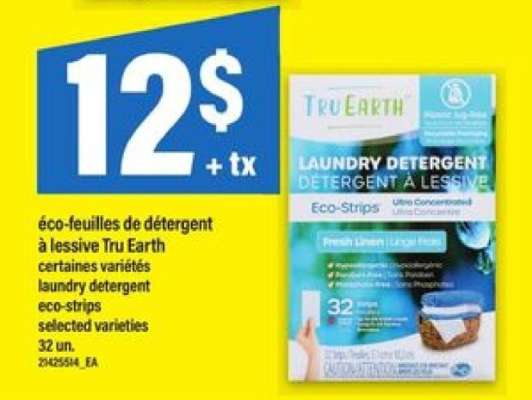 Tru Earth Laundry Detergent Eco-Strips
