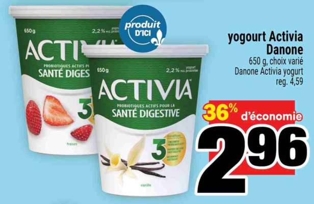 YOGOURT ACTIVIA DANONE