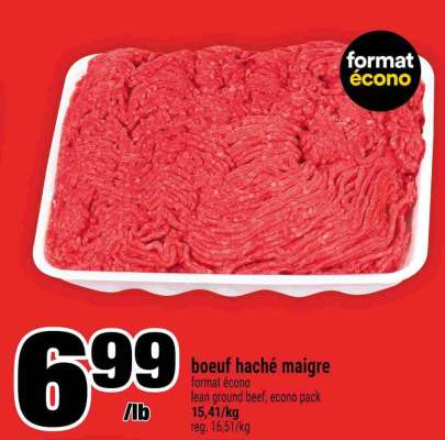 BŒUF HACHÉ MAIGRE