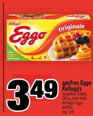 gaufres Eggo Kellogg's