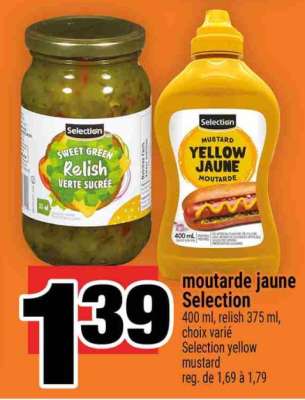 MOUTARDE JAUNE SELECTION