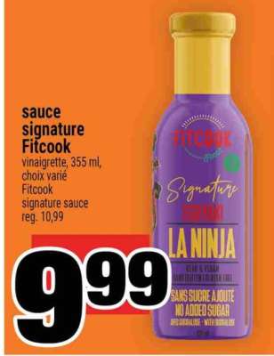 sauce signature Fitcook