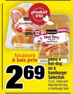 Pains à Hot-Dog ou à Hamburger Selection