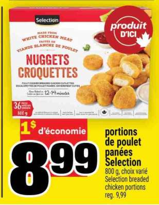 PORTIONS DE POULET PANÉES SELECTION