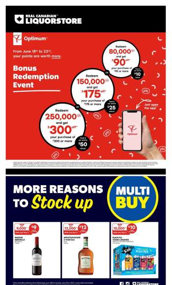 Real Canadian Liquorstore Flyer - June 18, 2025 - June 22, 2025.