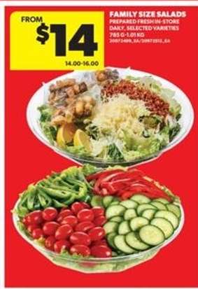 Family Size Salads