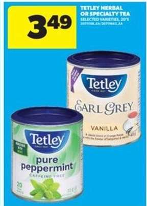 Tetley Herbal or Specialty Tea
