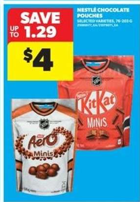 Nestlé Chocolate Pouches