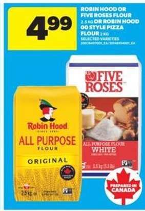 ROBIN HOOD or FIVE ROSES FLOUR