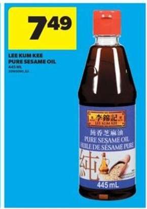 LEE KUM KEE PURE SESAME OIL