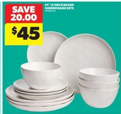 PC 12 Piece Boxed Dinnerware Sets