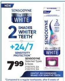 SENSODYNE CLINICAL WHITE