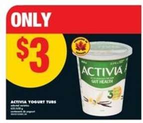 Activia Yogurt Tubs
