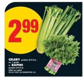 Celery or Rapini
