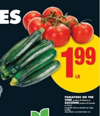 Tomatoes on the Vine or Zucchini