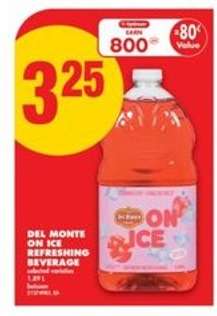 DEL MONTE On Ice Refreshing Beverage