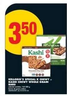 Kellogg's Special K Chewy / Kashi Chewy Whole Grain Bars