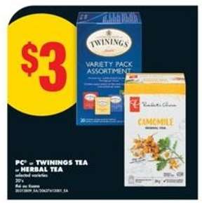 PC or Twinings Tea or Herbal Tea