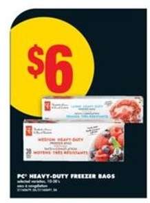 PC Heavy Duty Freezer Bags