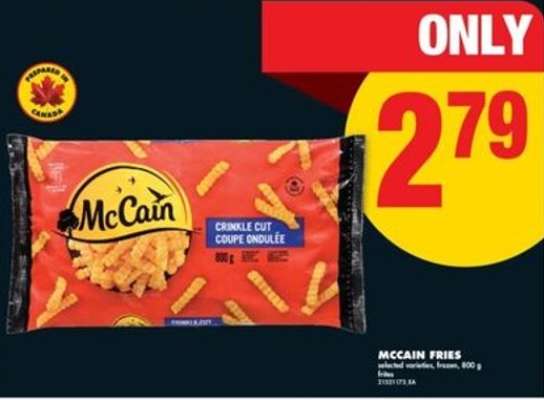 McCain fries