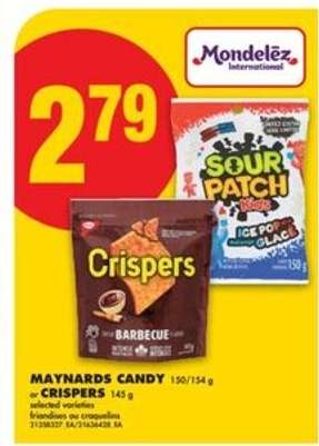 MAYNARDS CANDY or CRISPERS