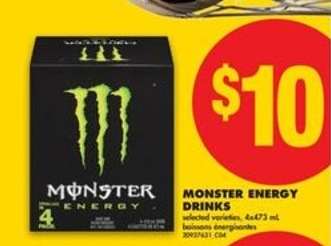 MONSTER ENERGY DRINKS
