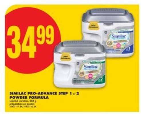 Similac Pro-Advance Step 1 or 2 Powder Formula