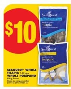 Seaquest Whole Tilapia or Whole Pompano