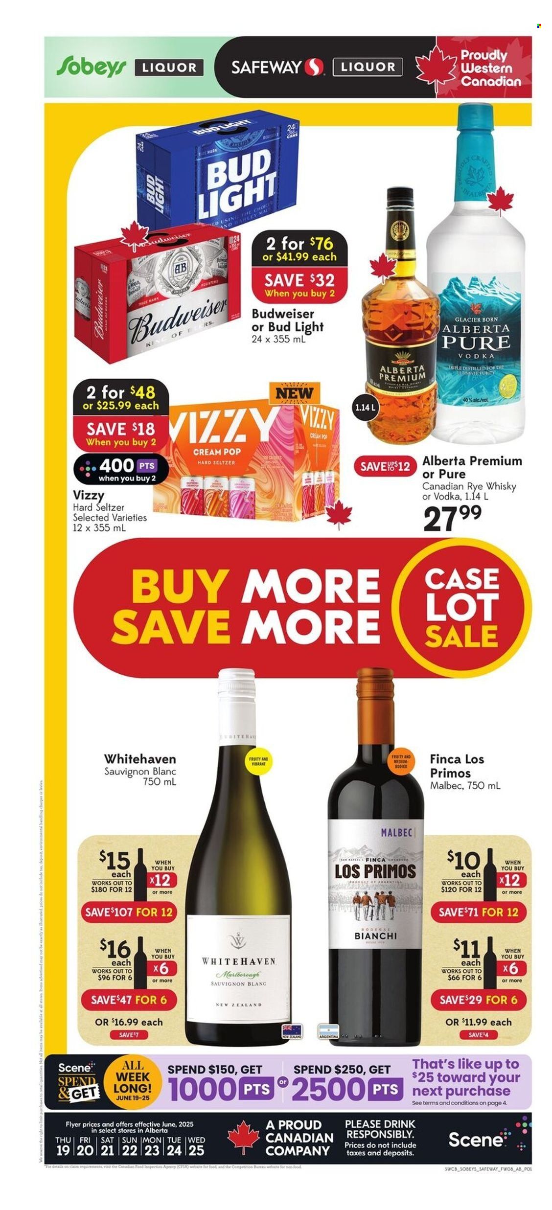 Sobeys Liquor flyer - June 19, 2025 - June 25, 2025. Page 1