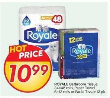 ROYALE BATHROOM TISSUE