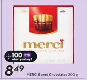 MERCI Boxed Chocolates 200 g
