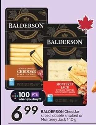 BALDERSON Cheddar or Monterey Jack