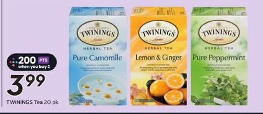 TWININGS Tea 20 pk