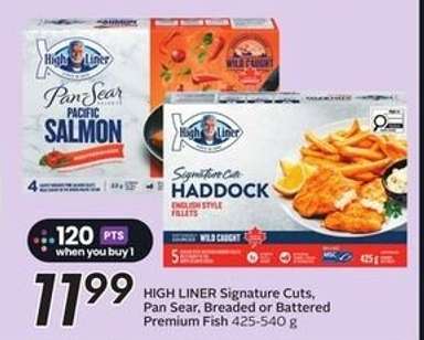 HIGH LINER Signature Cuts, Pan-Sear, Breaded or Battered Premium Fish