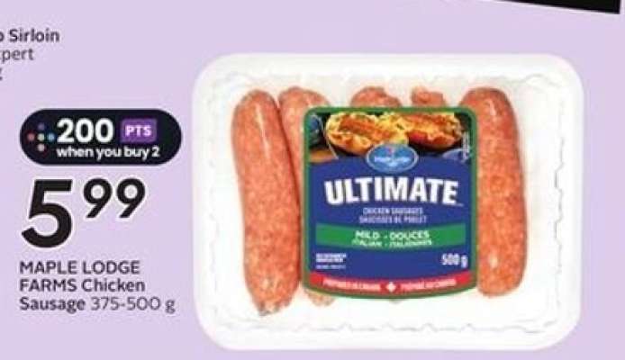 MAPLE LODGE FARMS Chicken Sausage