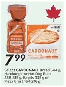 Select CARBONAUT Bread, Buns, Bagels, or Pizza Crust