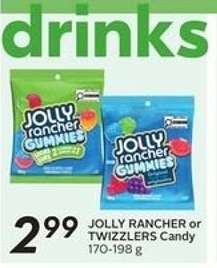 JOLLY RANCHER or TWIZZLERS Candy