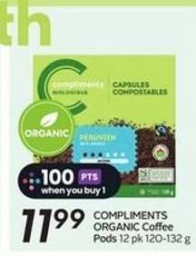 COMPLIMENTS ORGANIC Coffee