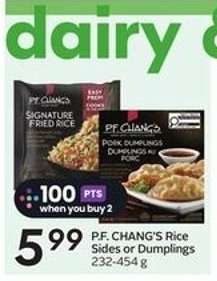 P.F. CHANG'S Rice Sides or Dumplings