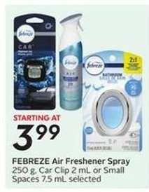 FEBREZE Air Freshener Spray
