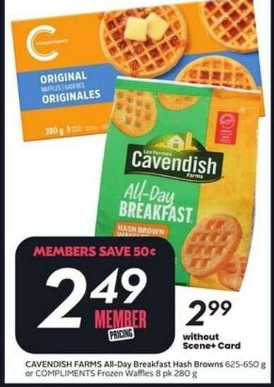 CAVENDISH FARMS All-Day Breakfast Hash Browns