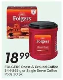 Folgers Roast & Ground Coffee