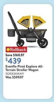 Evenflo Pivot Explore All-Terrain Stroller Wagon