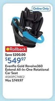 Evenflo Gold Revolve360 Extend All-In-One Rotational Car Seat