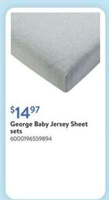 George Baby Jersey Sheet sets